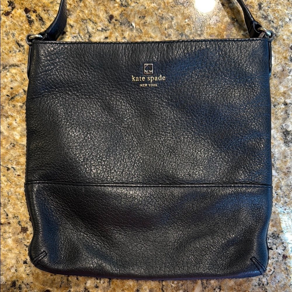 Kate Spade Black Pebbled Leather Crossbody